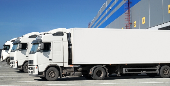 Combination trucks with  tarpaulin, side-curtain, refrigerator, or mega trailers